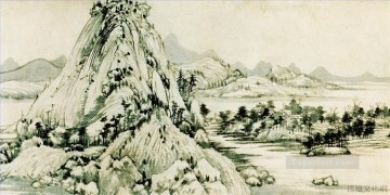 中国の伝統芸術 Painting - 黄公望 富春山の古い中国人